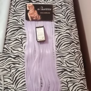 Synthetic hair extensions